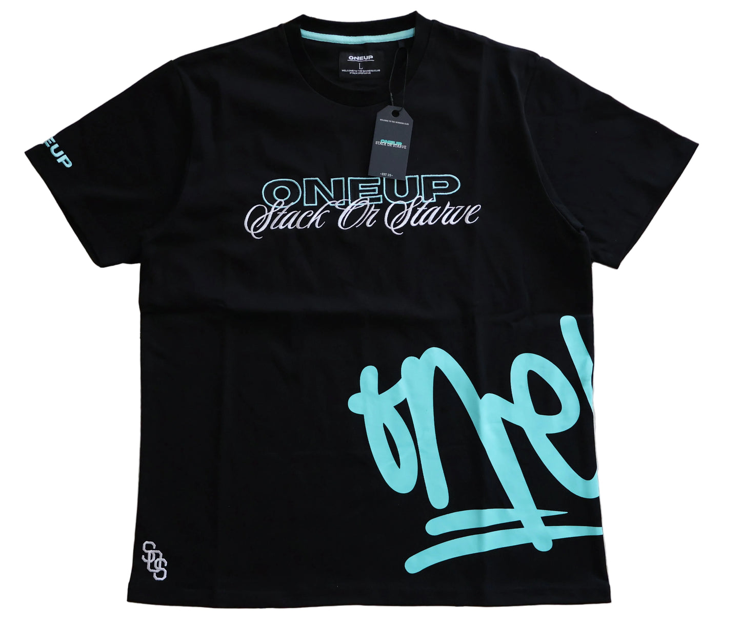 OneUp Stack or Starve Tee