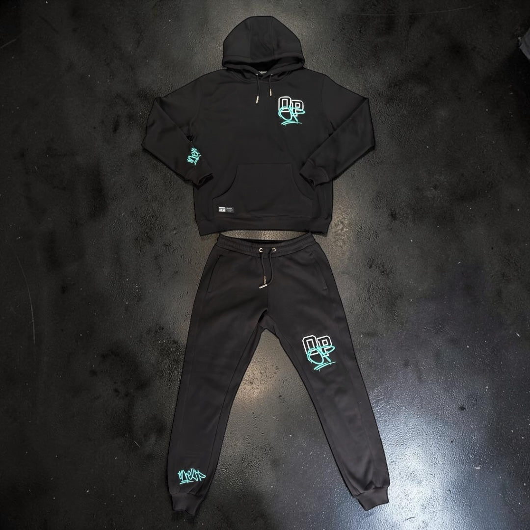 SZN III Teal OP Fitted Trackpants