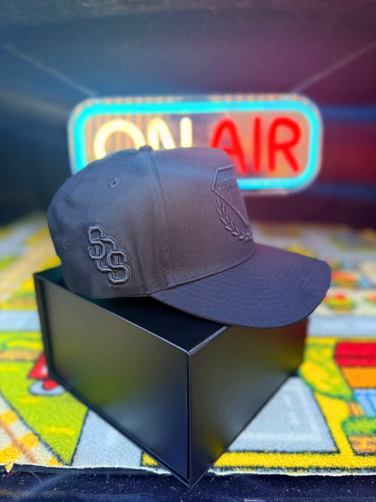 Black/White OneUp Baseball Cap