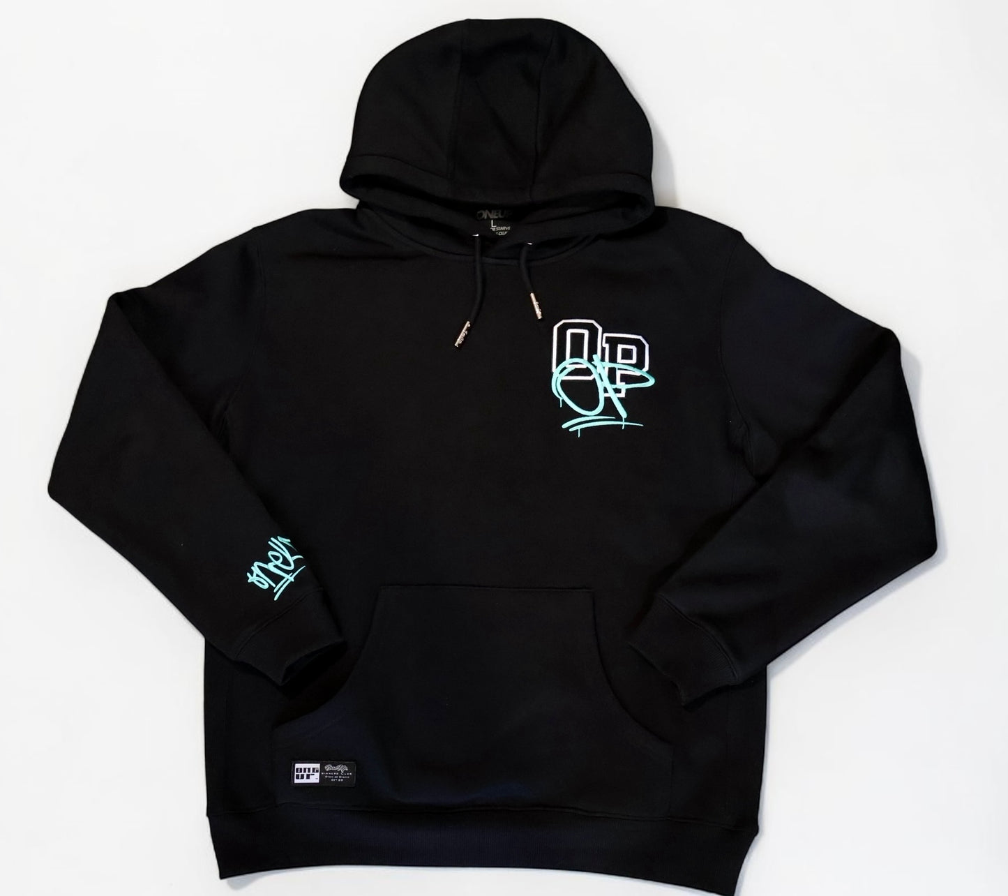 OP Handstyle Heavyweight Hoodie – Teal