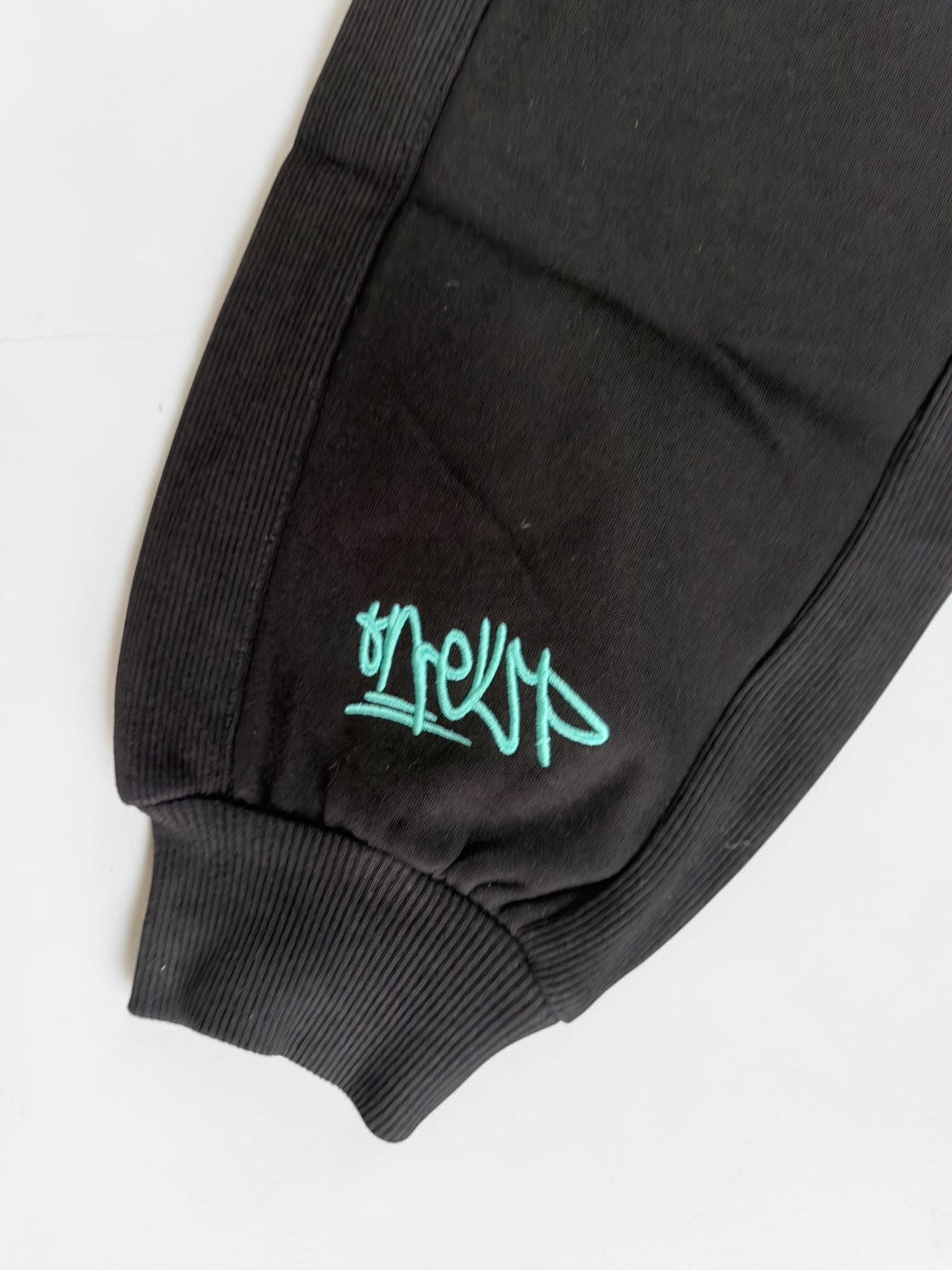 Teal OP Kids Cuffed Trackpants