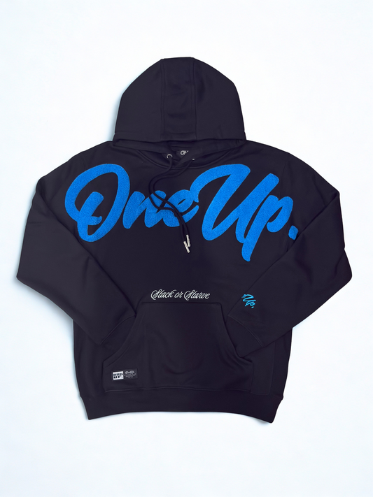 SZN.1 Stack Or Starve Chenille Hoodie