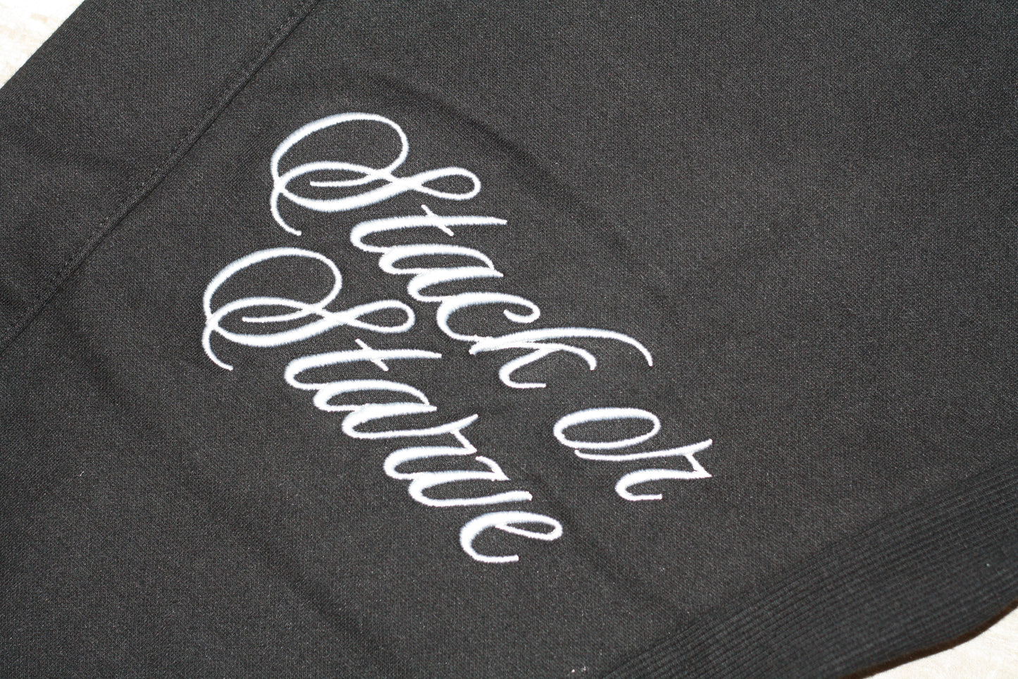 SZN.1 Stack Or Starve Chenille Trackpants Fitted